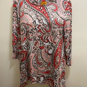 Ruby Rd. Shark tail blouse. Probably size large.